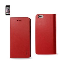 [Pack Of 2] Reiko Iphone 6 Plus Flip Folio Case With Card Holder In Red - £18.00 GBP