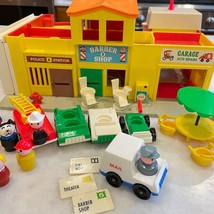 Vintage Fisher Price Play Family Village #997 with Little People and Acc... - $127.71