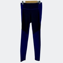 Outdoor Voices Blue Color Block Warmup Legging Size Small - £14.32 GBP
