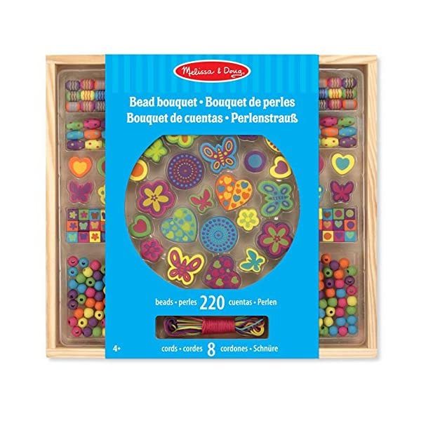 Melissa &amp; Doug 14169 Wooden Bead Bouquet Toy  - £25.50 GBP