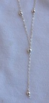 Delicate silver necklace - £12.04 GBP