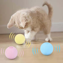 Smart Cat Toys Interactive Ball Catnip Cat Training Toy Pet Playing Ball Pet Squ - £10.40 GBP+