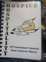 Vintage 1979 Hospice Hospitality Cookbook Barry County Michigan - £7.58 GBP