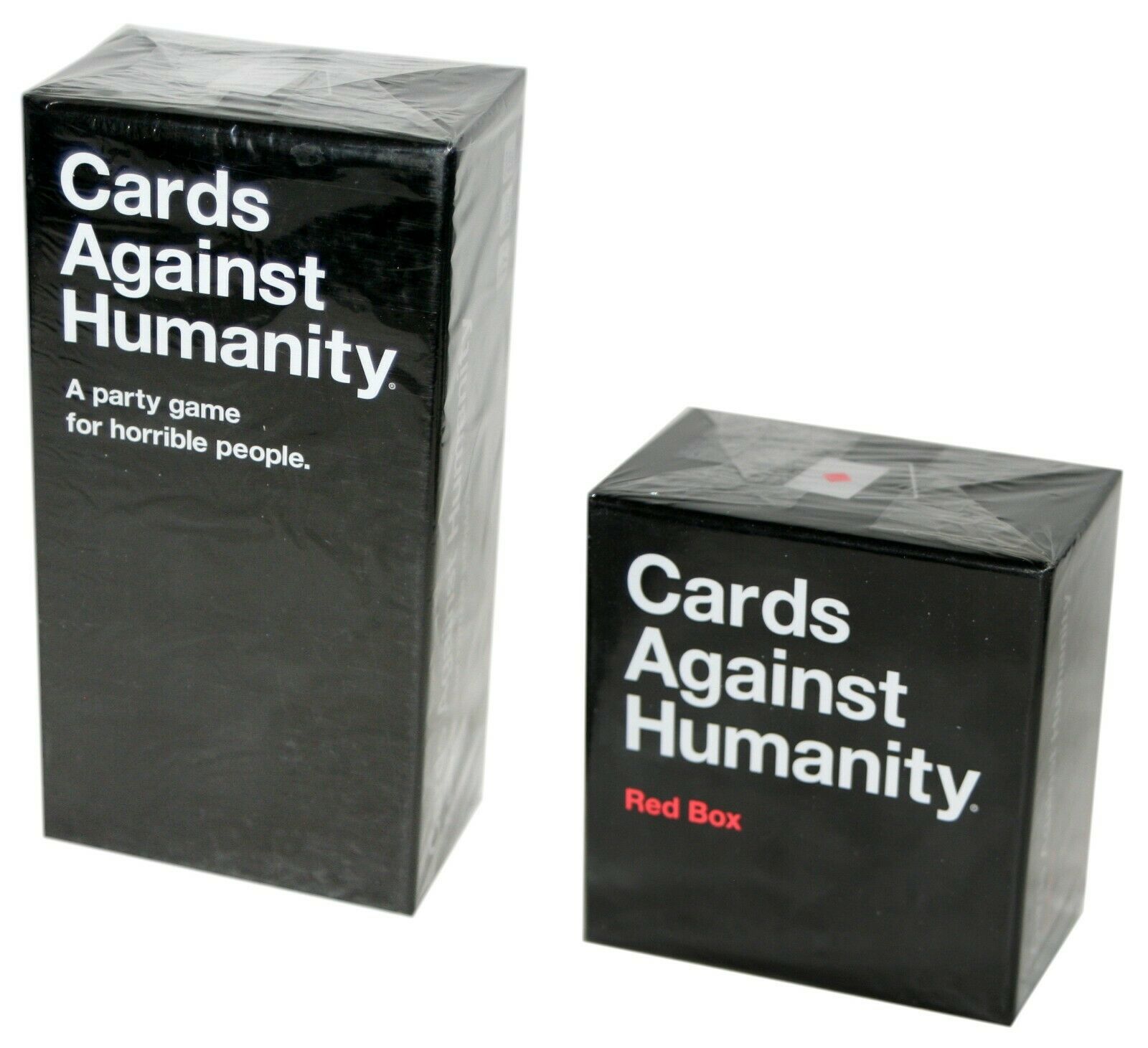 Cards Against Humanity Game Starter Set & Red Box Expansion Bundle New / Sealed - $42.75