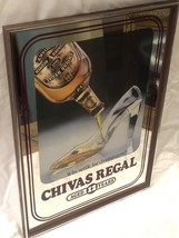 Chivas Regal Mélangé Scotch Whiskey Vintage BAR Pub Miroir Écran Homme Cave Déco - £159.83 GBP
