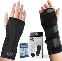New Premium Black Carpal Tunnel Night Wrist Brace &amp; Support with Splint - $11.64
