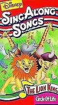 Disneys Sing Along Songs - The Lion King: Circle of Life (VHS, 1994) - £4.45 GBP