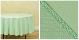 70&quot; Round Polyester Tablecloth for Wedding Event Banquet Party - Hemlock - P01 - £26.62 GBP