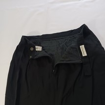 Dana Buchman Women's Black 100% Pure Wool Lined Pencil Skirt Measured Waist 30" image 10