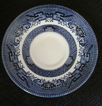 Churchill Blue Willow Staffordshire England CUPS SAUCER - £5.99 GBP