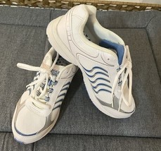 Danskin Now Womens 7 White/Blue Lace Up Athletic/Training Tennis Shoes S... - $369.90 MXN