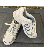 Danskin Now Womens 7 White/Blue Lace Up Athletic/Training Tennis Shoes S... - $369.90 MXN