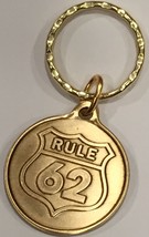 Rule 62 - Don&#39;t Take Yourself Too Damn Serious AA Medallion Keychain - $6.49