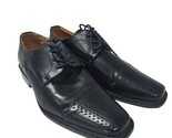 Antonio Cerrelli Dress Shoes 6427 Navy Wide Men&#39;s Size 10 Wide - $39.55