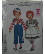 Pattern 7223 Child&#39;s Raggedy Ann, Andy Costume 6-8 (used) - $6.99
