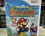 Super Paper Mario (Nintendo Wii, 2007) CIB Complete Tested! - $23.47