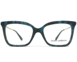 Dolce &amp; Gabbana Eyeglasses Frames DG 3267 2887 Blue Tortoise Silver 53-1... - $116.66