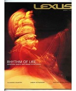 Lexus Magazine Quarter 3 2003 Rhythm of Life Calvados Country Urban Astr... - £11.73 GBP