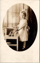 Trotter Missouri RPPC Darling Nellie with Stuffed Dog Oneale Family Postcard X14 - £15.63 GBP