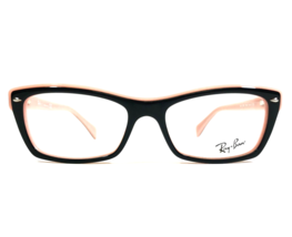 Ray-Ban Eyeglasses Frames RB5255 5024 Shiny Black Pink Peach Cat Eye 51-16-135 - $79.05