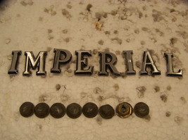 1971 Chrysler Imperial Hood Emblems #3443748 + - £89.90 GBP