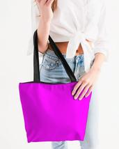 Hot Pink  Canvas Zip Tote - £31.59 GBP