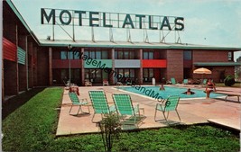 Atlas Motel 219 N.W. Broad - Murfreesboro Tennessee Postcard PC238 - £3.98 GBP