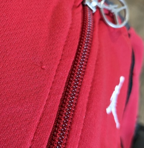 Toddler Boys Size 24 Months Jordan Full Zip Athletic Track Jacket Short Sleeve Item image 8