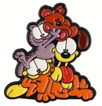 Garfield, Odie, Nermal Metal Enamel Pin - New Garfield Lapel Brooch Pin,... - $6.00