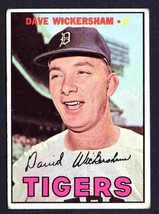 Detroit Tigers Dave Wickersham 1967 Topps #112 - £0.66 GBP