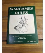 Wargames Rules For Fifteenth To Seventeenth Centuries 1420-1700 George G... - $294.67 MXN