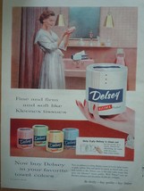 Delsey Toilet Tissue  Print Magazine Advertisement 1955 - $4.99