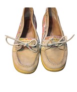 Sperry Top-Sider Women&#39;s Size 10M Leather Floral Boat Shoes - £11.03 GBP