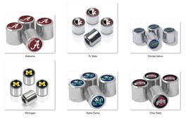 NCAA Tire Valve Stem Caps by WinCraft -Select- Team Below - £13.54 GBP+