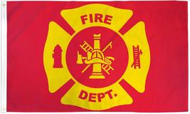 Fire Department Flag Firefighter Banner Pennant New Indoor Outdoor 3x5 Foot - £3.64 GBP