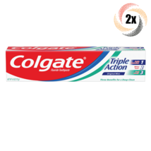 2x Packs Colgate Triple Action Benefits Original Mint Toothpaste | 4oz - £8.53 GBP