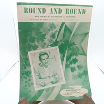 Vintage 1940s Perry Como &quot;Round And Round&quot; Sheet Music Recorded For RCA ... - £6.95 GBP