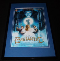 Disney Enchanted Framed 11x17 Repro Poster Display Amy Adams Patrick Dem... - $49.49