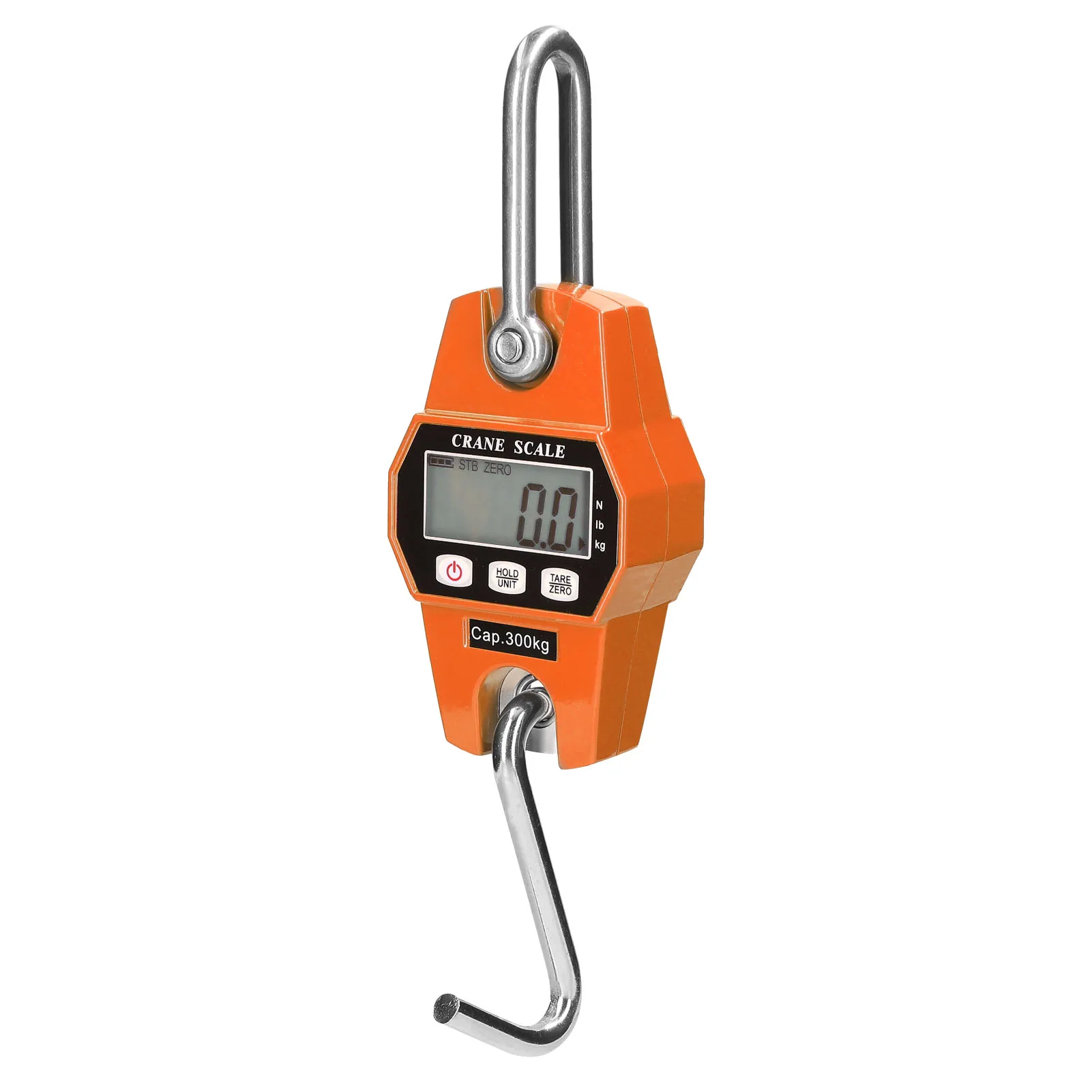 Crane Scale Weight 300kg Heavy Duty Hanging Hook Scales Portable Digital Stainle - £231.77 GBP