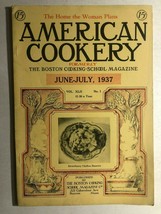 AMERICAN COOKERY Boston Cooking School Magazine June 1937 vintage ads/recipes - £7.74 GBP