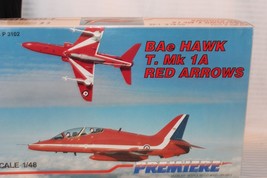 1/48 Scale Premiere, BAe Hawk T. Mk 1A Red Arrow Jet Model Kit #3102 BN ... - $60.00