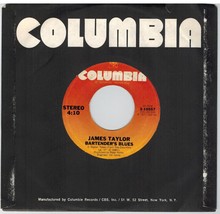 James Taylor 45 rpm Bartender&#39;s Blues b/w Handy Man - $2.99