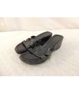 Nine West WNZAMILLA Heels Leather Upper Women&#39;s 8 Black Open Toe Sandal ... - €16,28 EUR