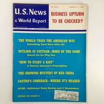 US News &amp; World Report Magazine August 21 1967 The World Tries The American Way - £11.35 GBP