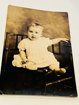 Real Photo Postcard antique 1900s vtg Post Card Haunted Ghost zombie baby babies - £11.01 GBP