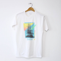 Vintage Sail Boston Massachusetts T Shirt Medium - £21.65 GBP