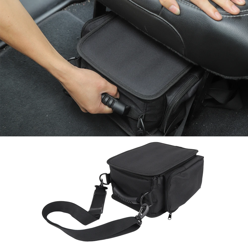 Car Rear Under Seat Storage Bags Box for Jeep Wrangler JL 2018-2023 Backseat - £26.02 GBP