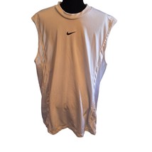 Nike Men&#39;s XL Vintage Y2K Sleeveless Jersey  White Athletic Shirt Center... - $17.77