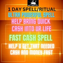 Fast Cash Spell, Get Money Fast, Fast Luck Spell, Money spell, Prosperity, Good  - $140.00