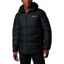 Columbia Sportswear Men&#39;s Fivemile Butte Hooded Puffer Jacket Black Size XLarge - £113.29 GBP